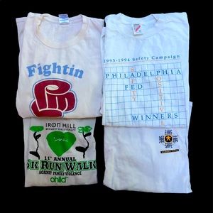 Bundle of 4 Various Theme Tees XL